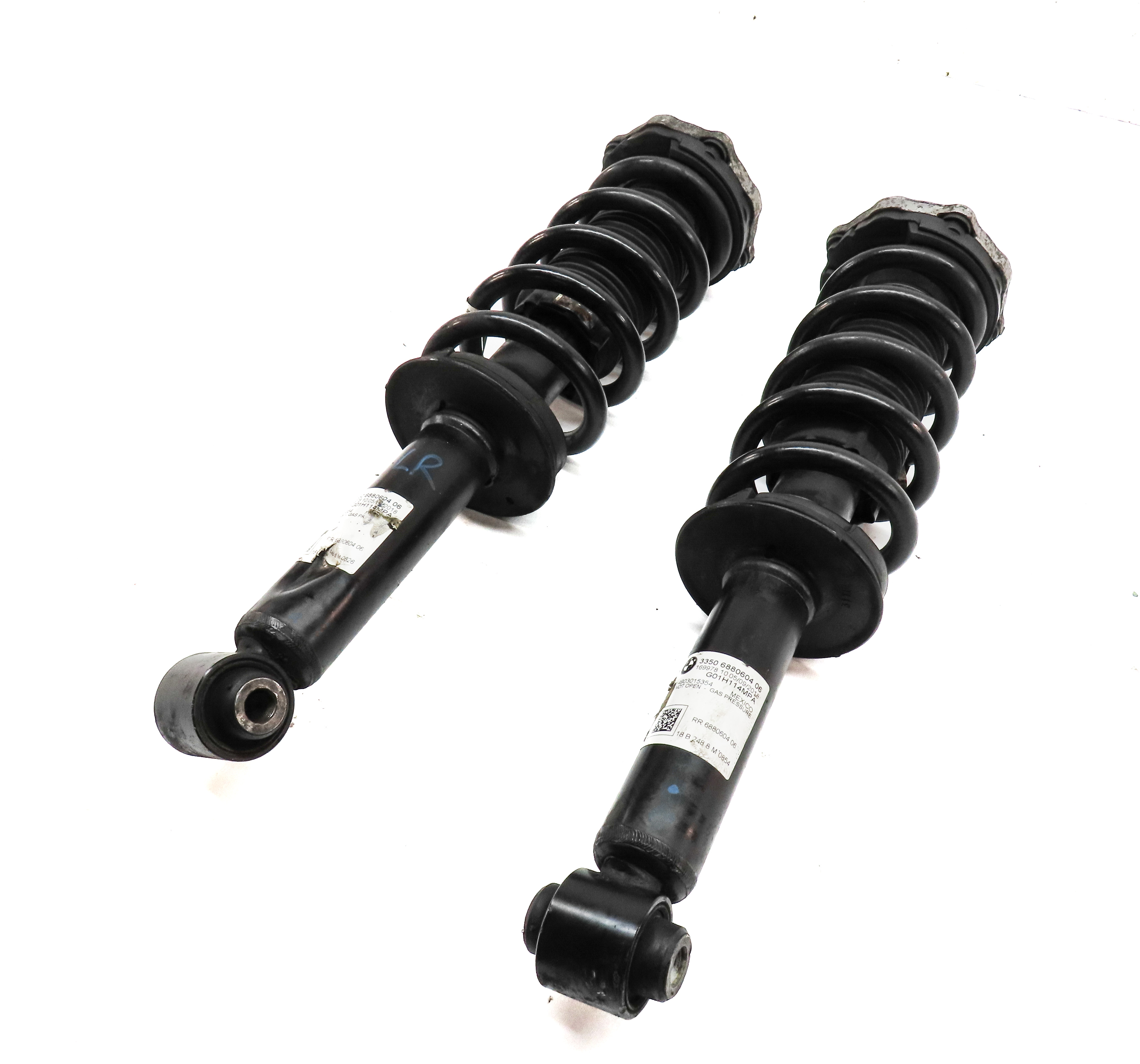 2018-2023 BMW X3 X4 (G01 G02) REAR LEFT & RIGHT SPORT SHOCK STRUT SET 2 (AWD) — exact item pictured